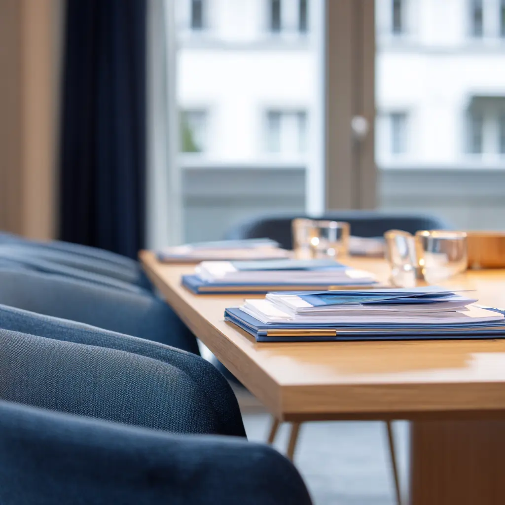 Besprechung in der Kanzlei